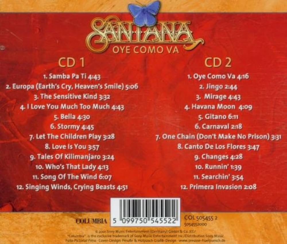 サンタナ　SANTANA OYE COMO VA LIVE75ー90　19枚組 Santana - Oye Como Va - Amazon.com Music